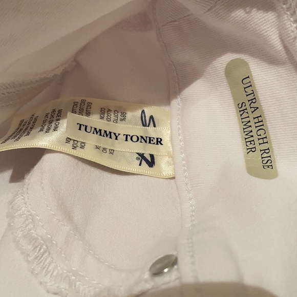 Seven7 WHITE DENIM CAPRIS size 14 - Picture 3 of 5